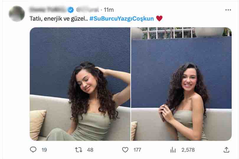 su burcu yazgi coskun un kanepe pozlari begeni topladi tatli enerjik ve guzel